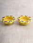 Blue Pottery T-Light Holder Set Of 2 Pcs.